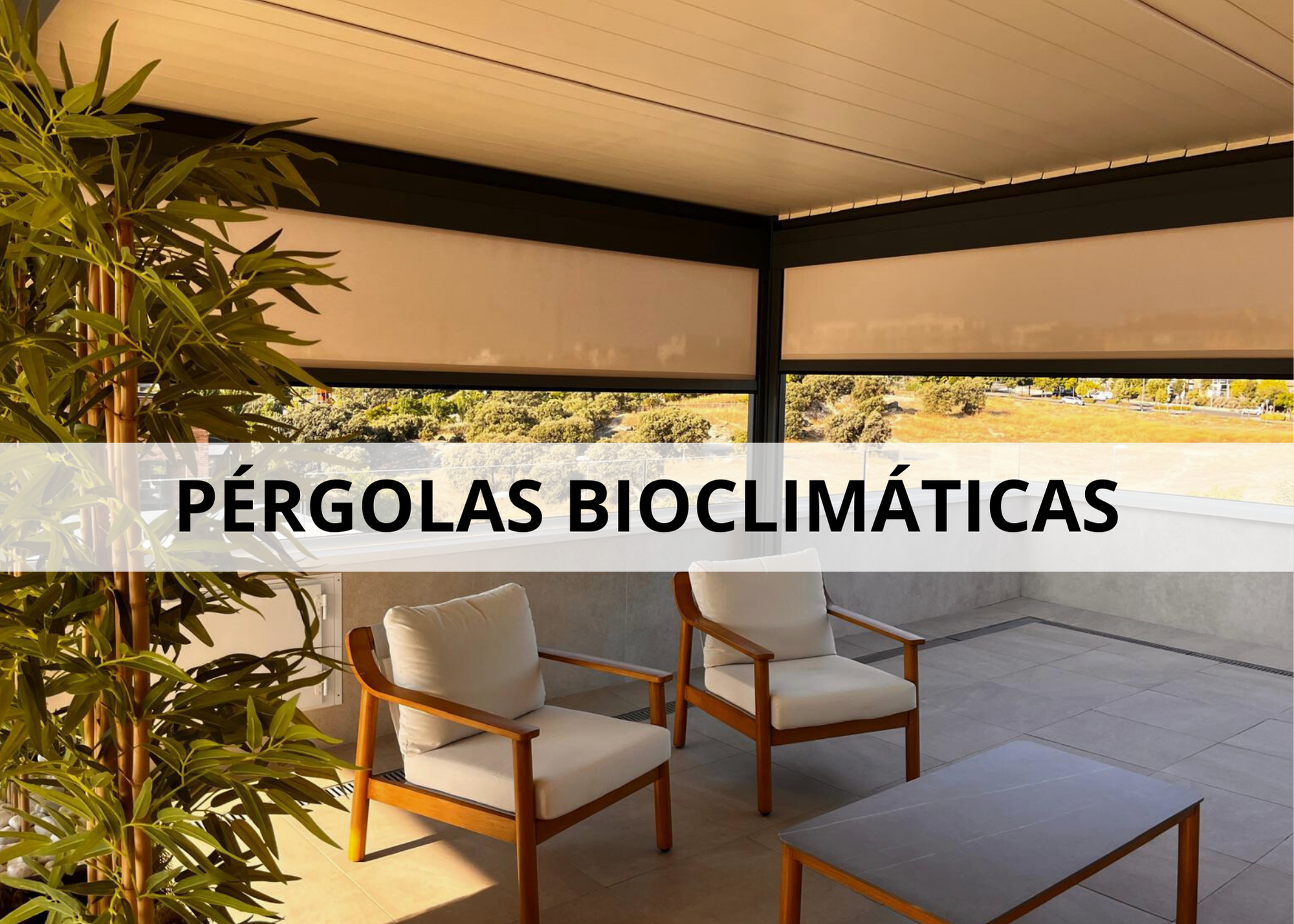 Pérgolas bioclimáticas - cerramientos madrid