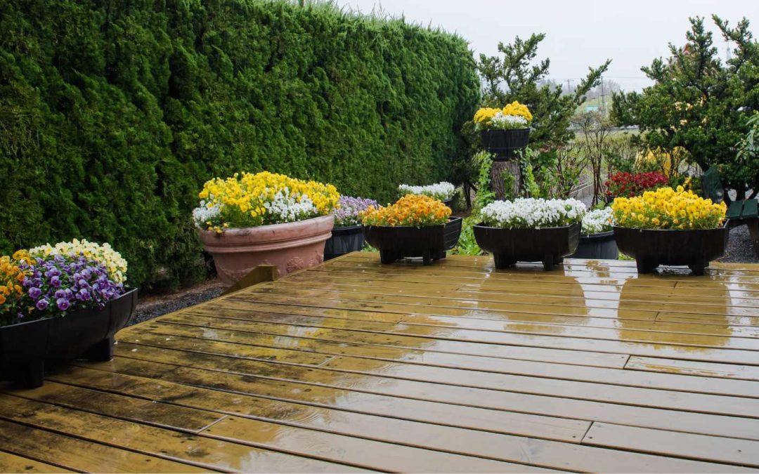 Cómo proteger una terraza de la lluvia