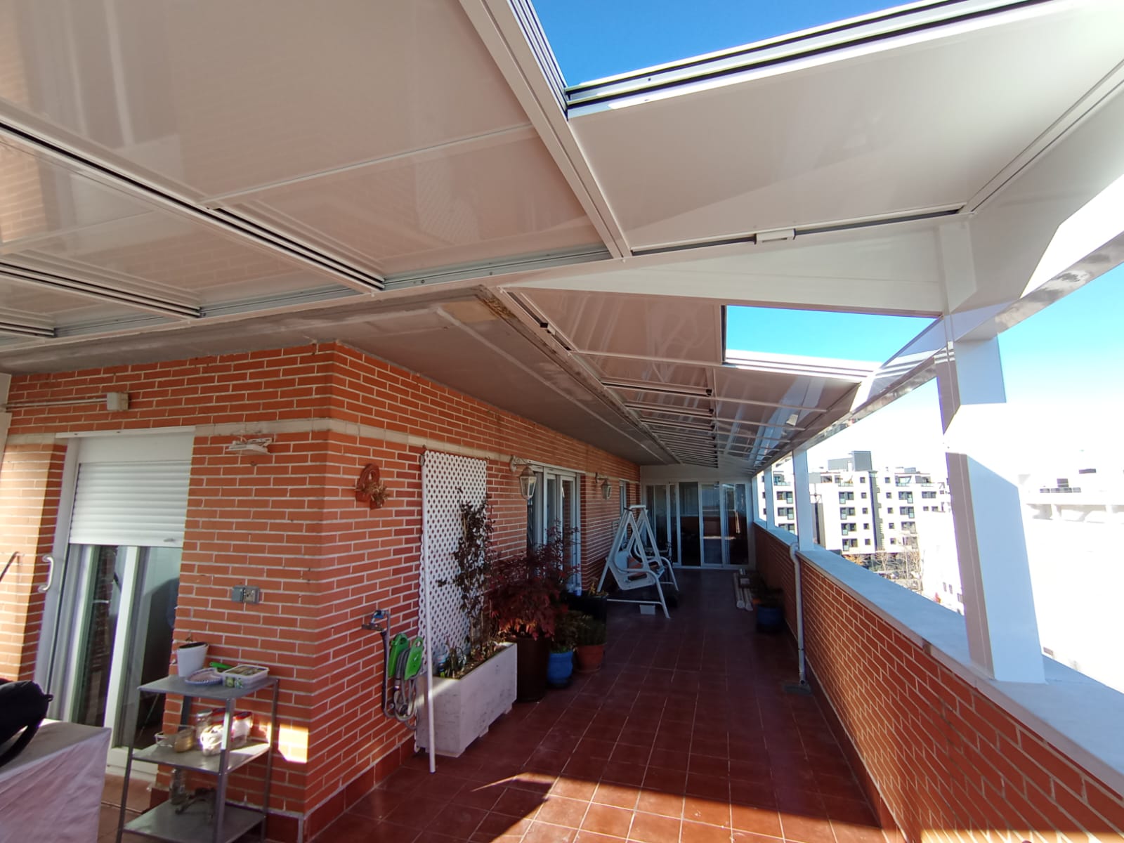 Techos moviles cristal terraza